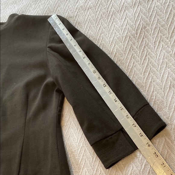 Simon Chang Women's Brown Suit Blazer and Wide Leg Trouser Dress Pant Minimalist - Picture 15 of 16